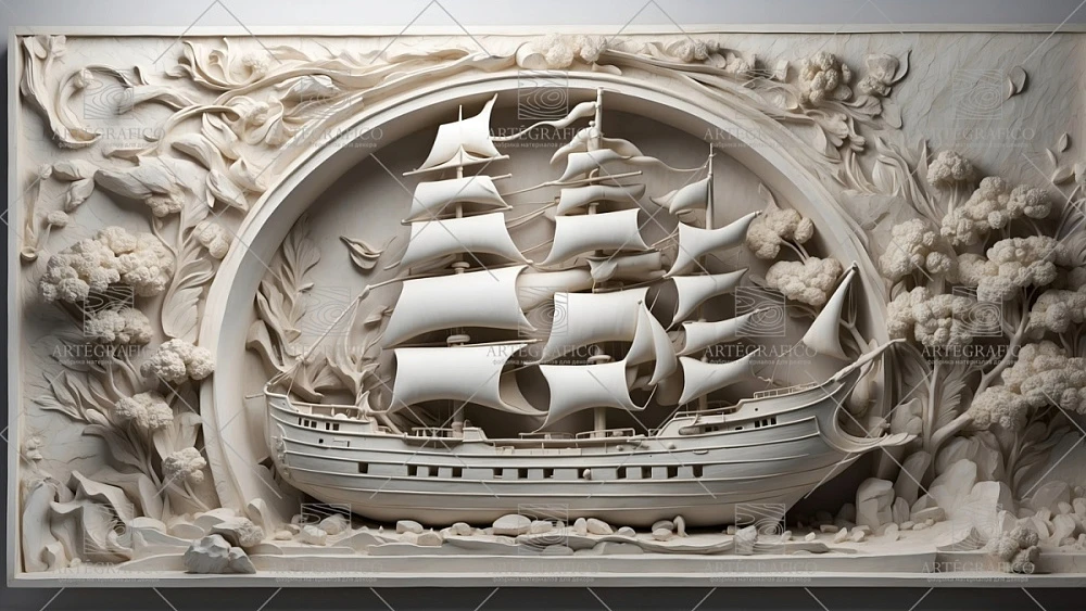Фреска Artegrafico Bas-relief AG-BR-024